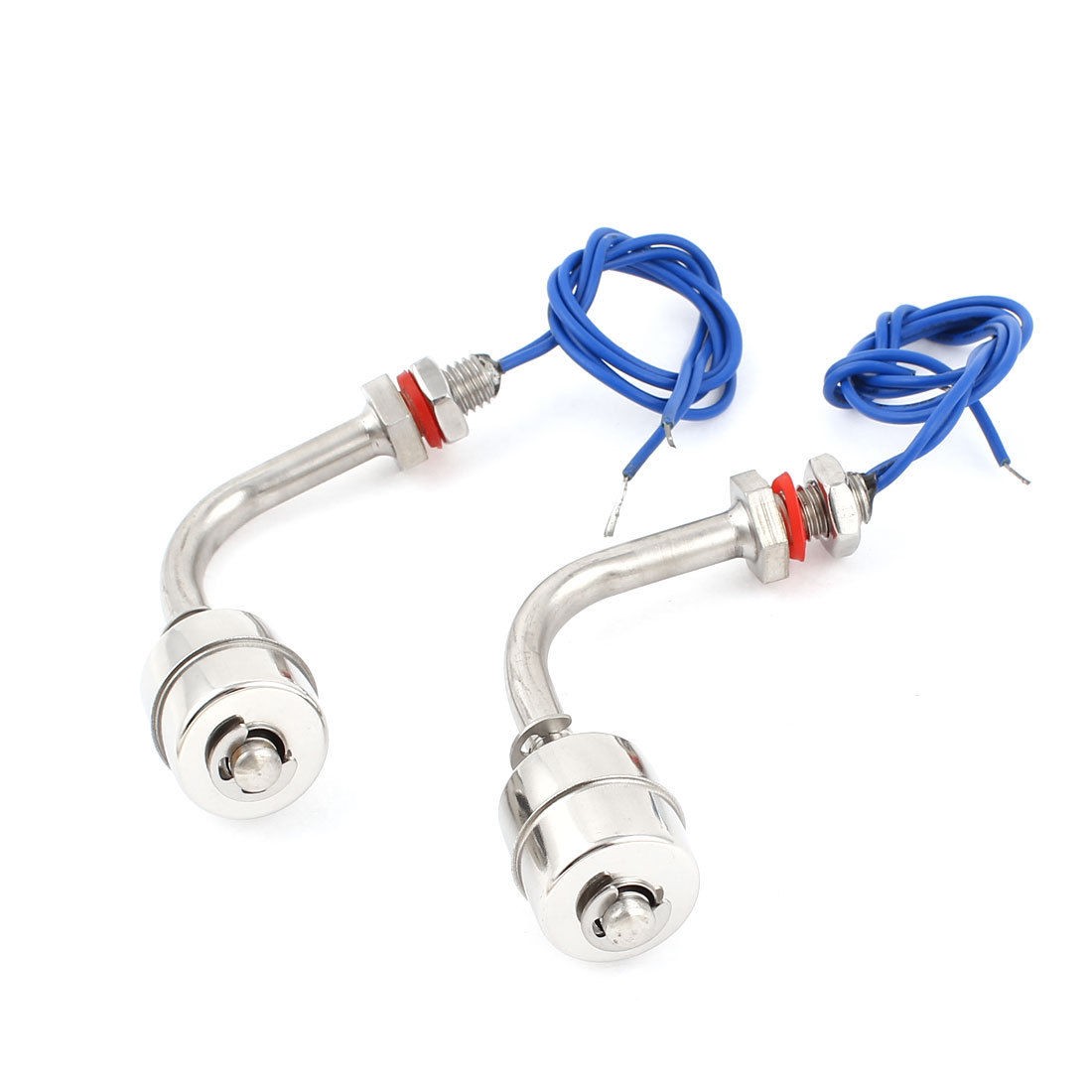 2 x ZSL1810 Stainless Steel Liquid Water Level Sensor Horizontal Float Switch