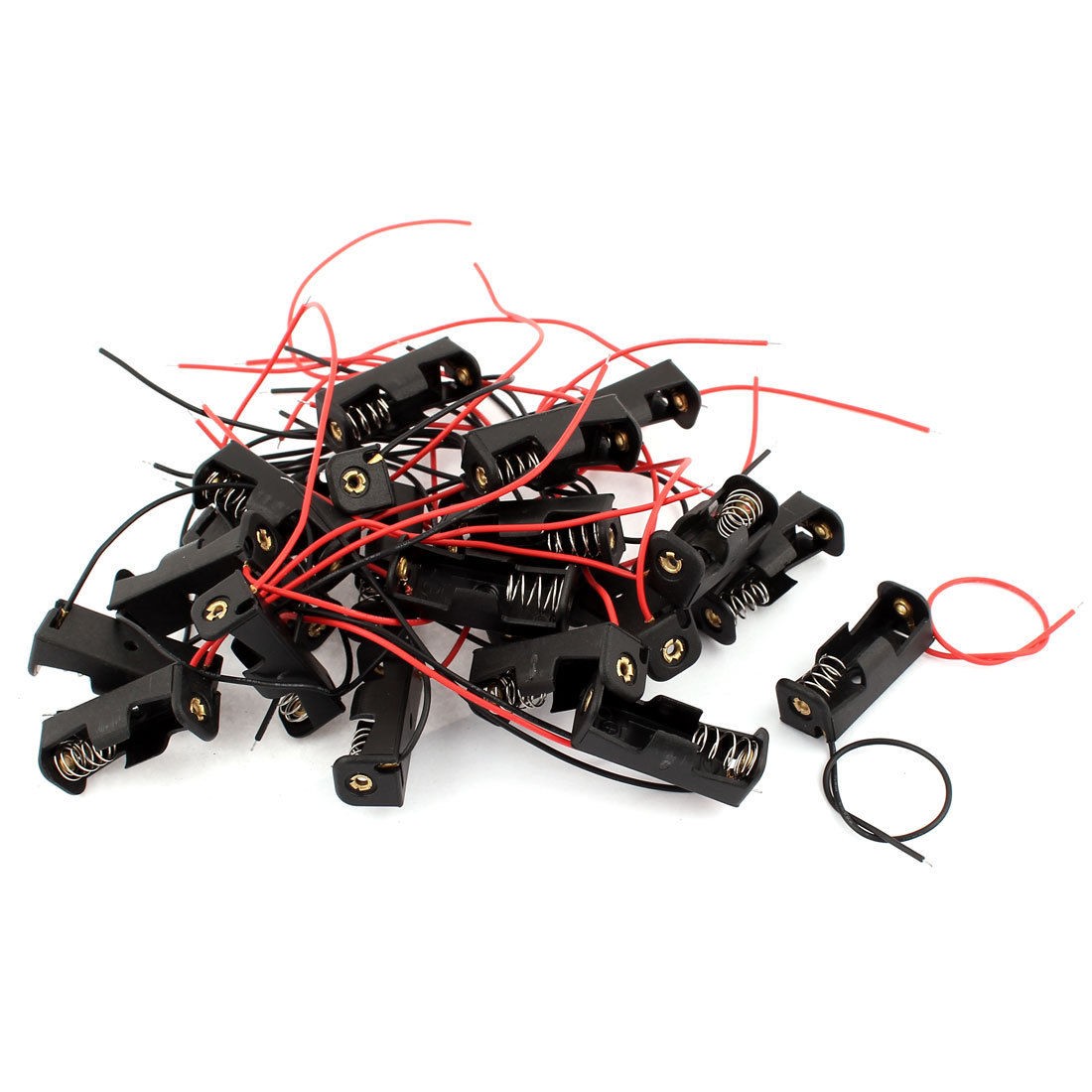 20 x Black 2-Wired 1x12V 23A MN21 MS21 Battery Case Box Holder