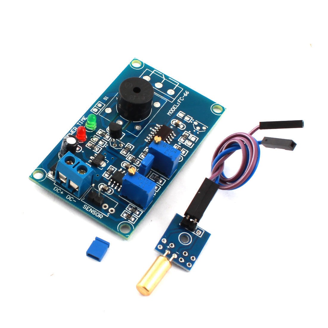 DC 12V 0-20S 1CH Angle Sensor Delay Alarm Buzzer PCB Circuit Module