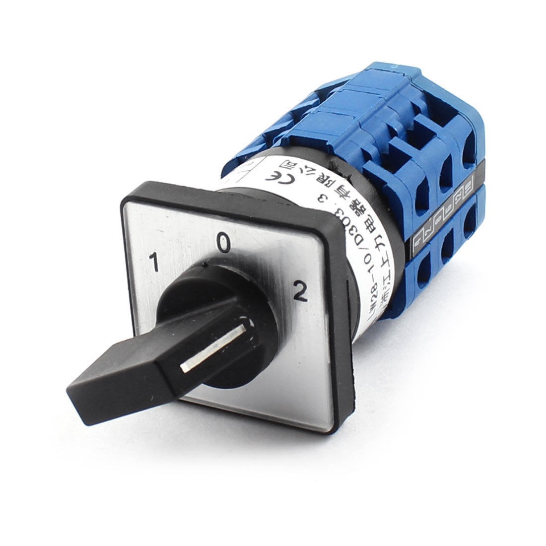 660V 10A Latching Action 3 Position 12 Terminals Rotary Cam Changeover Switch