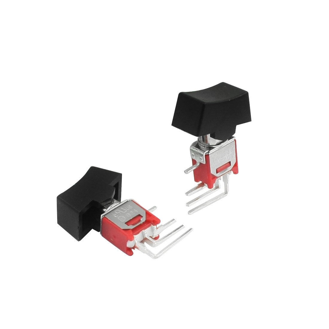 2Pcs 250V 1A 120V 3A On/Off/On SPDT 3-Terminals Toggle Switch w Cap