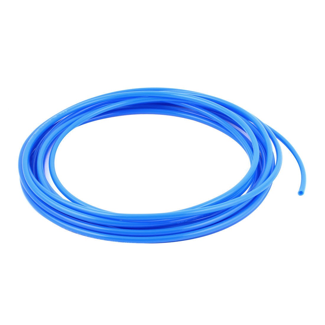 Pneumatic 4x6mm Fuel Gas Quick Fittings Connection PU Line Tube 7.5M Blue