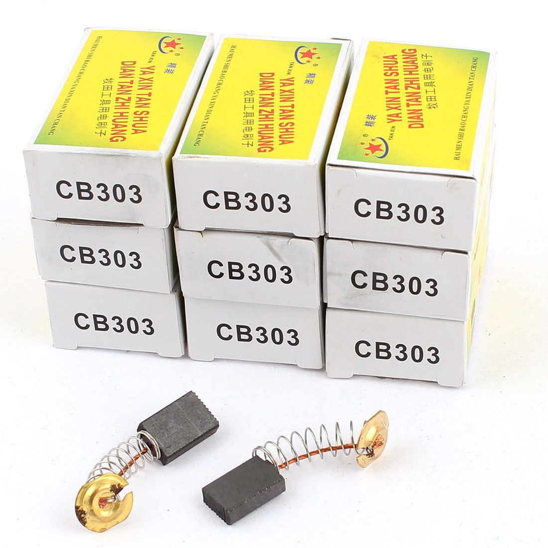 10 Pairs 16x11x5mm Power Tool Electric Motor Carbon Brush Replacement