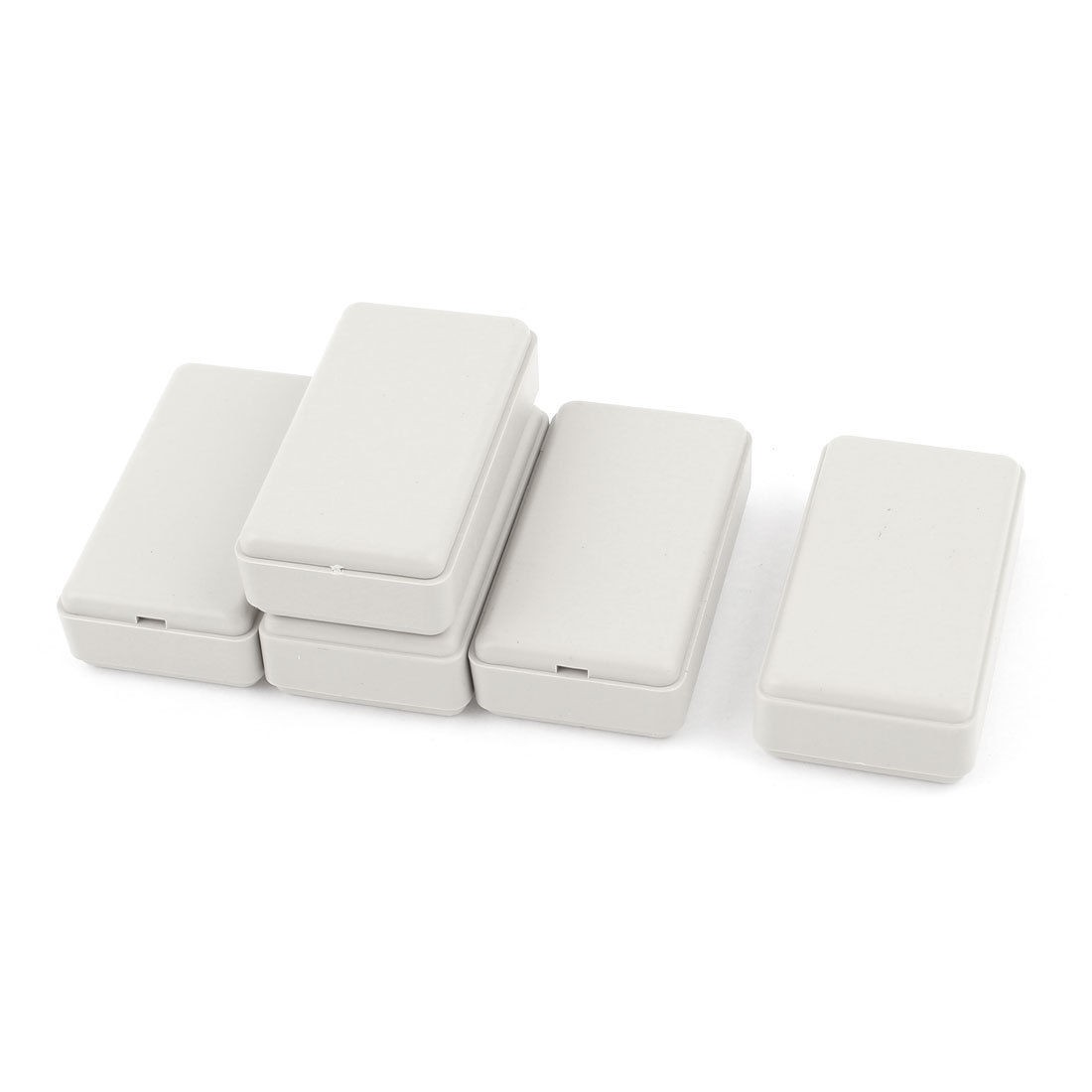 50mm x 30mm x 15mm DIY Gray Plastic Junction Box Case Container 5 Pcs