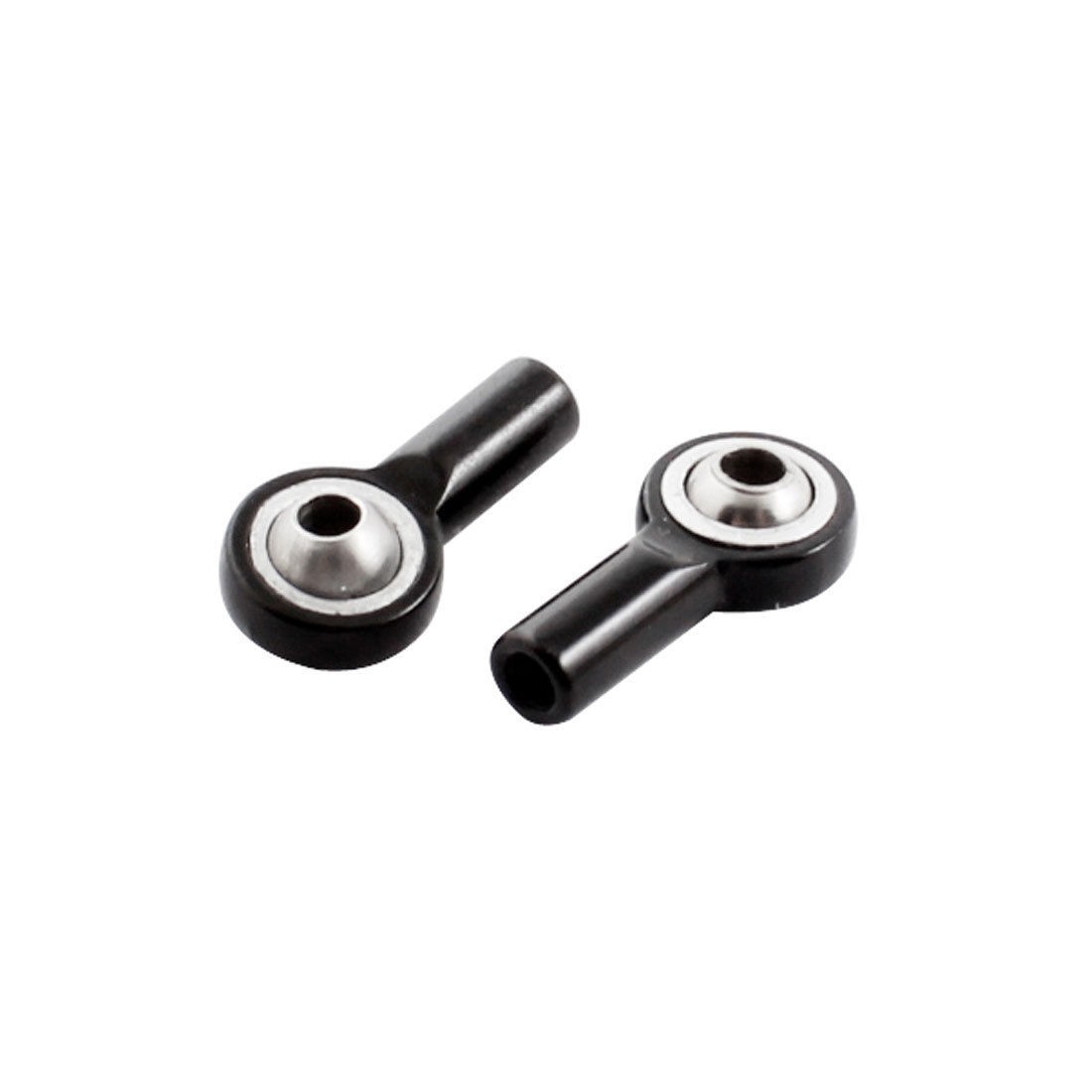 2Pcs Black Rod End Spherical Brass Ball Joints 2x3.5x15mm for RC Climbing Car
