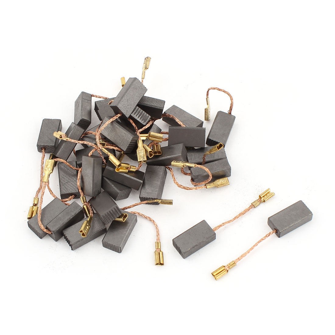 15 Pair 15mm x 8mm x 5mm Electric Motor Carbon Brushes for Angle Grinder