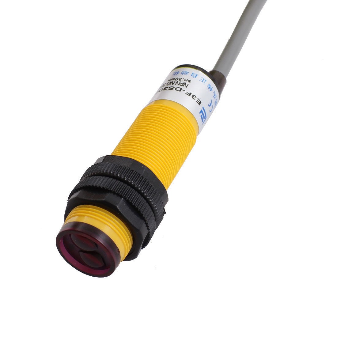 NPN Normal Open 30cm Sensor Distance Optoelectronic Switch DC 3-36V 4ft