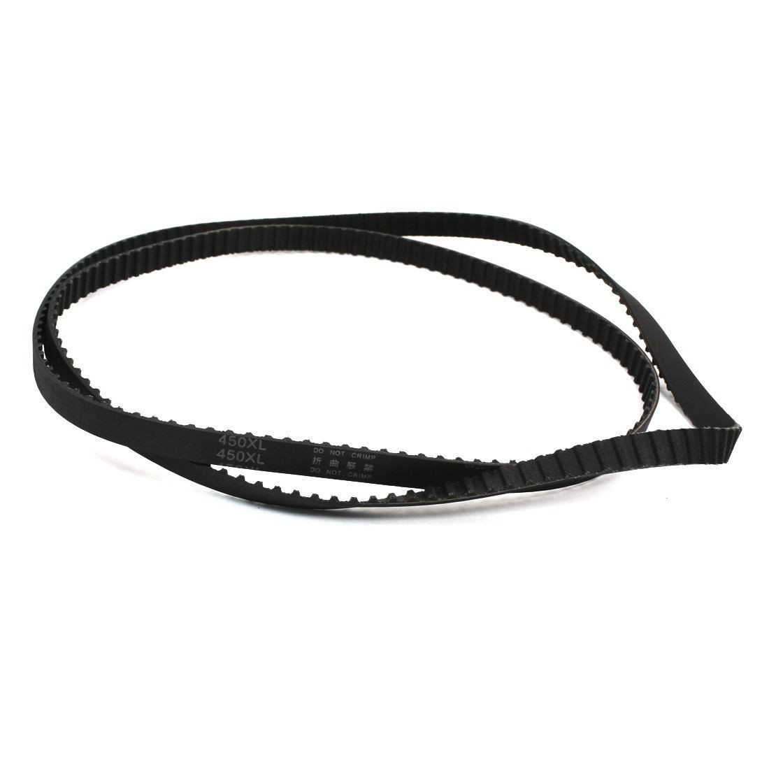 450XL 1/5" Pitch 10mm Width 225 Teeth Black Single Sided Timing Belt