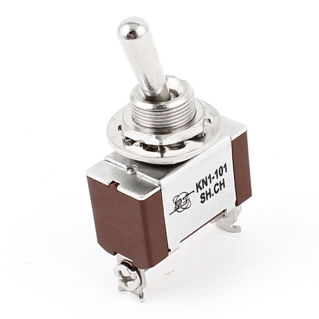 KN1-101 AC250V 8A SPST 2P 12mm Mount Toggle Switch for Switching Light