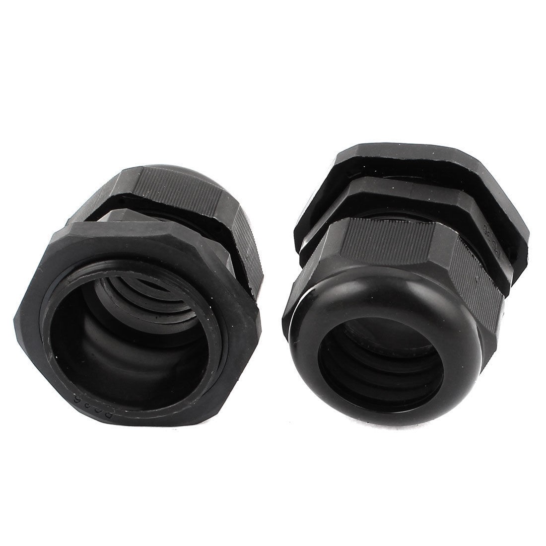 PG36 22-32mm Adjustable Waterproof Wire Fixing Connect Cables Gland 2 Pcs