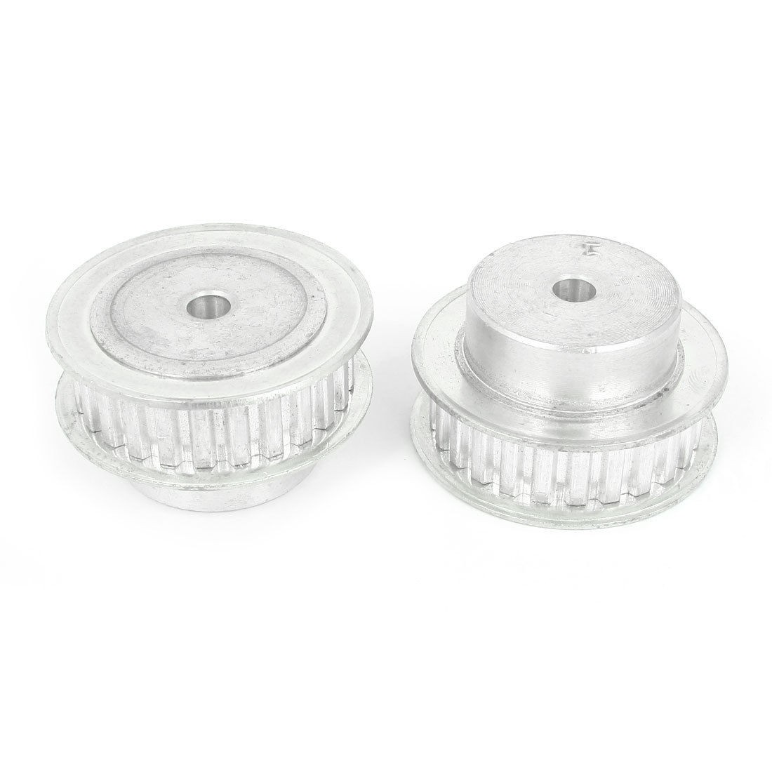 2 Pcs Stainless Steel XL Type 25T 6mm Pitch 8mm Diameter Bore Timing Belt Pulley