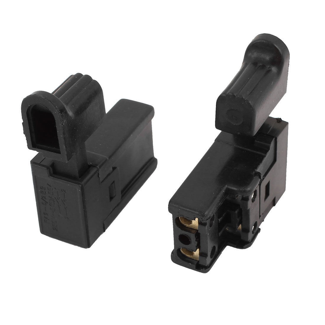 2 Pcs FA2-5/2B9 AC 250V 5A Electric Saw Drill Momentary Trigger Switch DPST