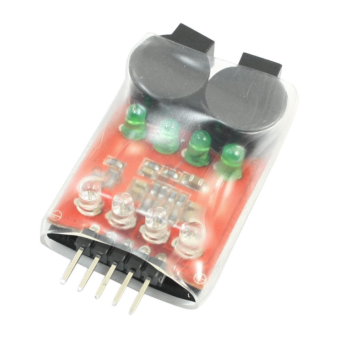 Low Voltage Buzzer Alarm LEDs Indicator for 2S-4S Lipo Battery 7.4V