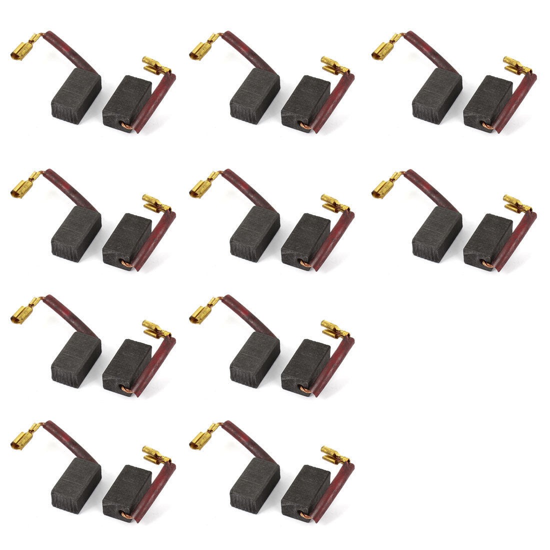 20Pcs Electric Drill Parts Replacing Part Motor Carbon Brushes 14 x 8 x 6mm