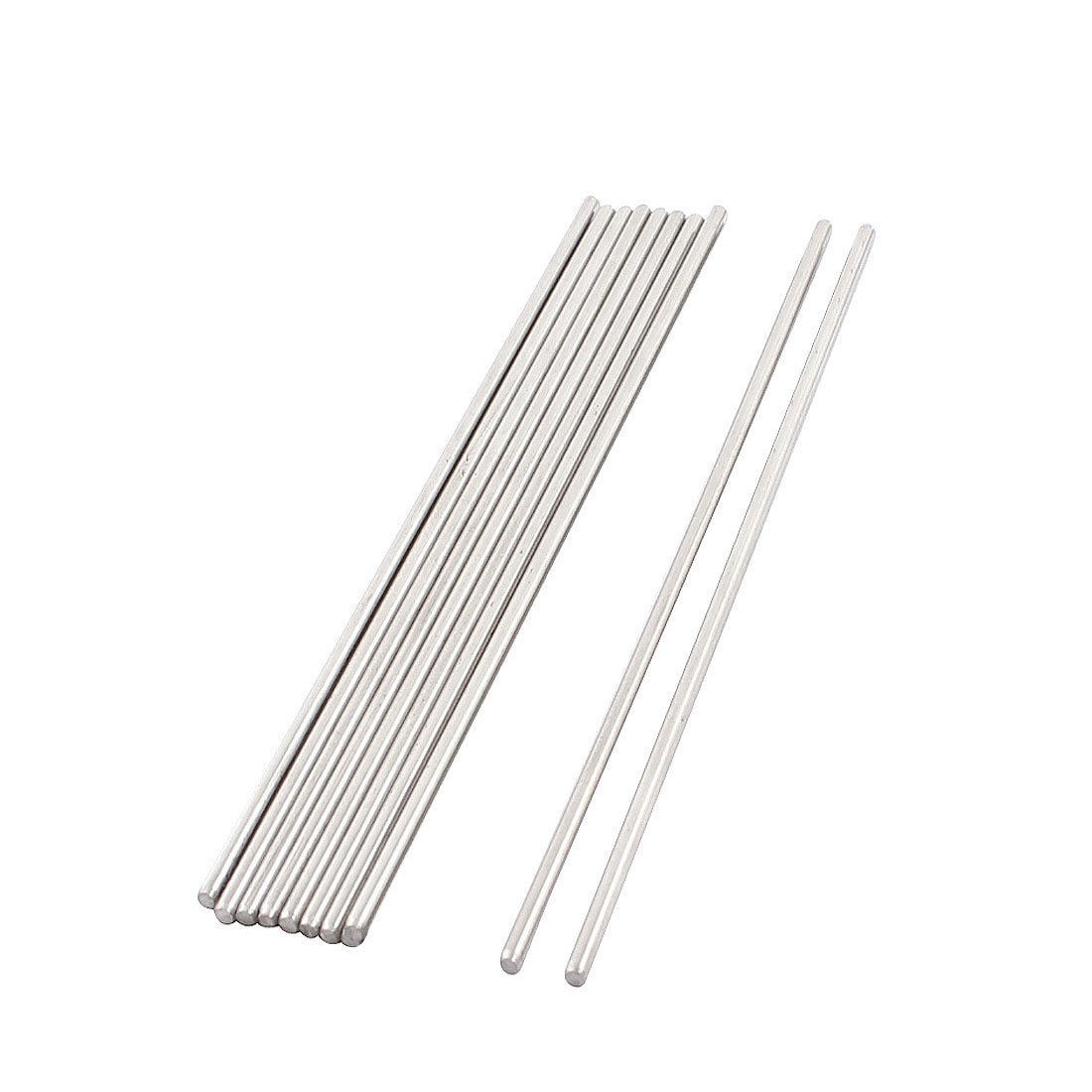 10Pcs 250mmx3mm Stainless Steel Round Axles Shaft Rod for RC Model Car