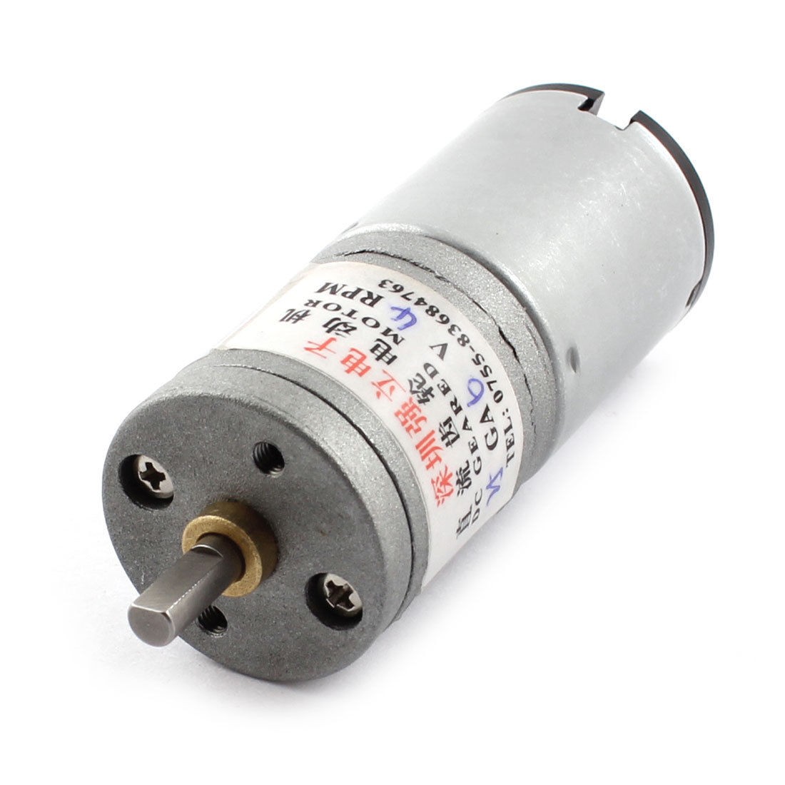 DC6V DC 4RPM 4mm Shaft Magnetic Electric Gear Box Motor Replacement