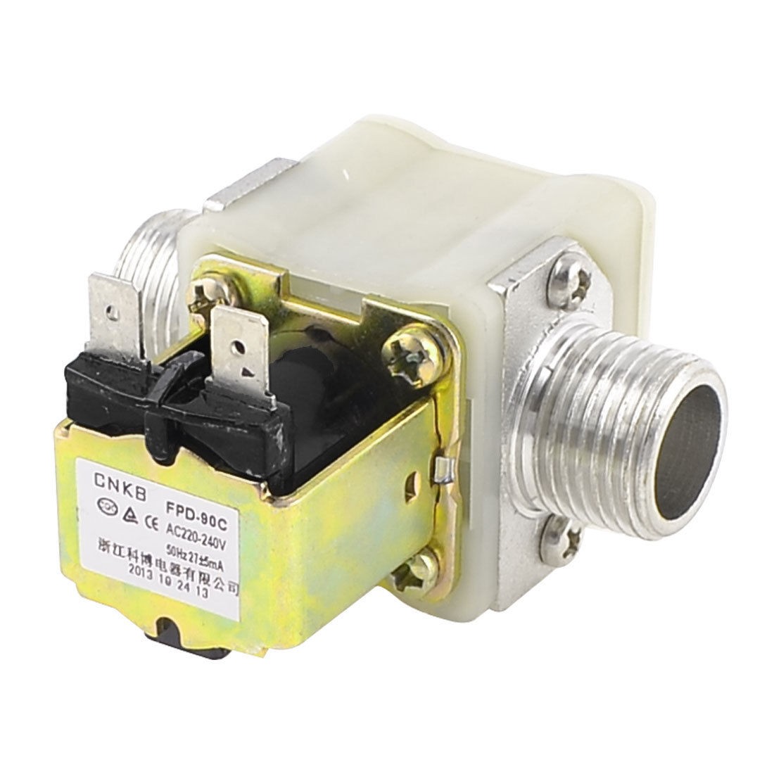 AC 220V-240V 1/2" PT Male Thread Solenoid Valve for Solar Water Heater