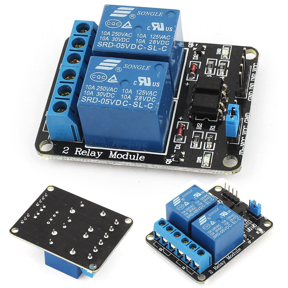 1x 2 Channel Relay Board Module Optocoupler Shield for Arduino Pic AVR Arm PLC