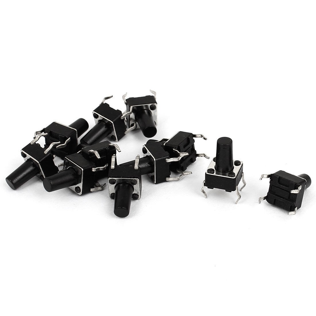 10pcs Momentary Tactile Tact Push Button Switch 6x6x9.5mm DIP Through-Hole 4 Pin