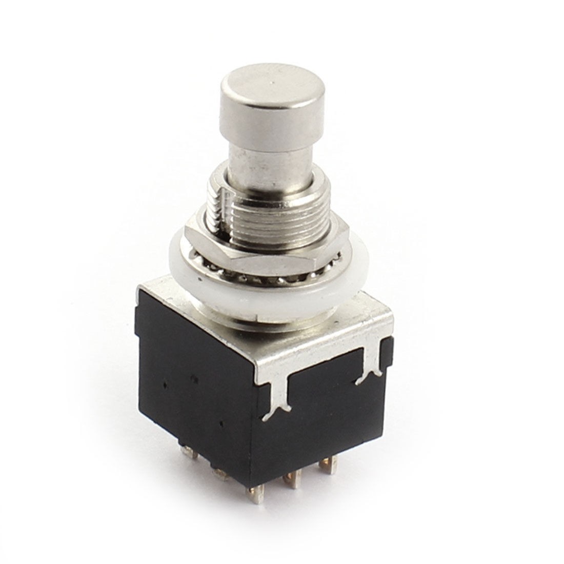 12mm 9Pin Soldering 3PDT Latching Universal Metal Electric Guitar Switch