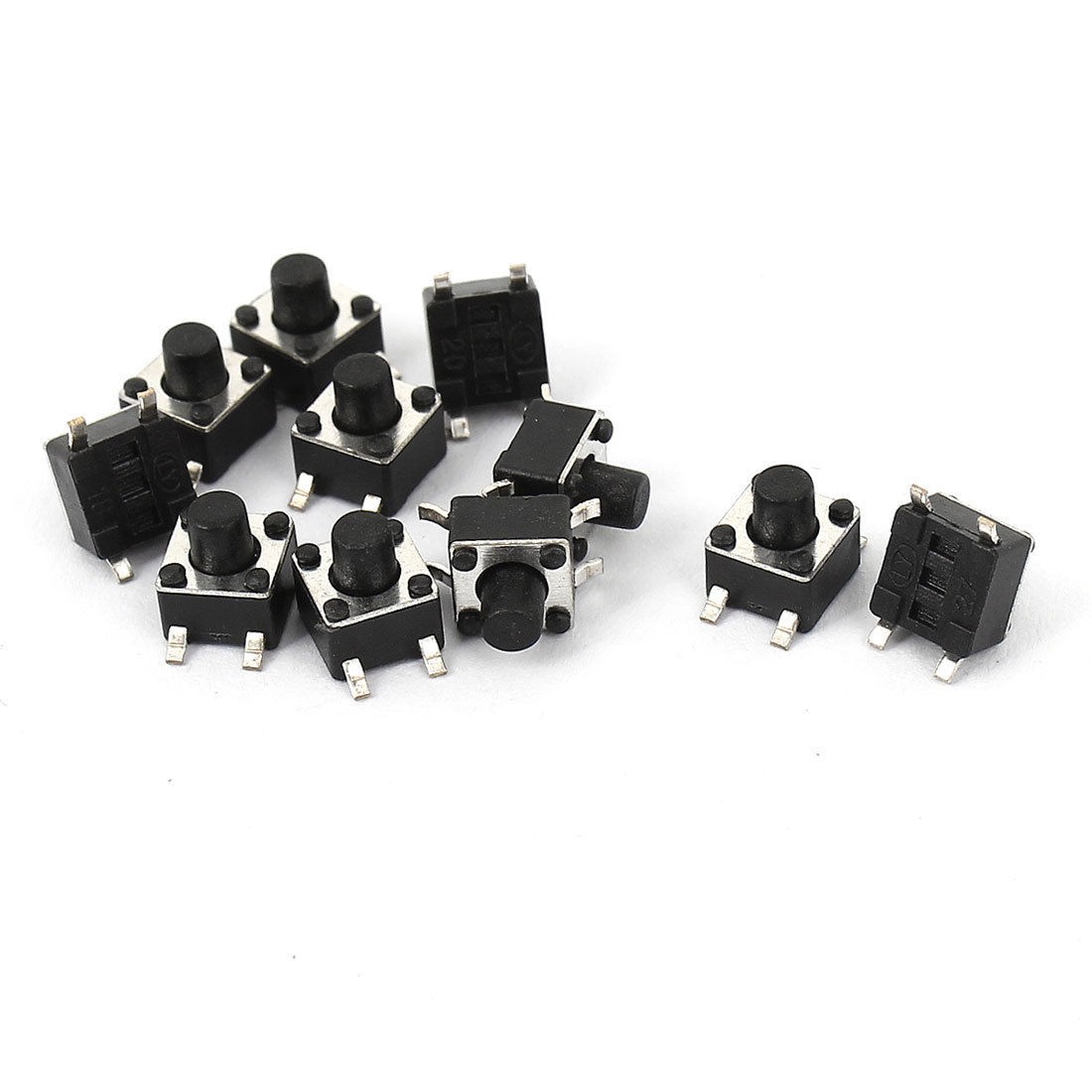 10pcs SMD SMT Momentary Mini Round Tact Tactile Push Button Switch 4.5x4.5x5.5mm