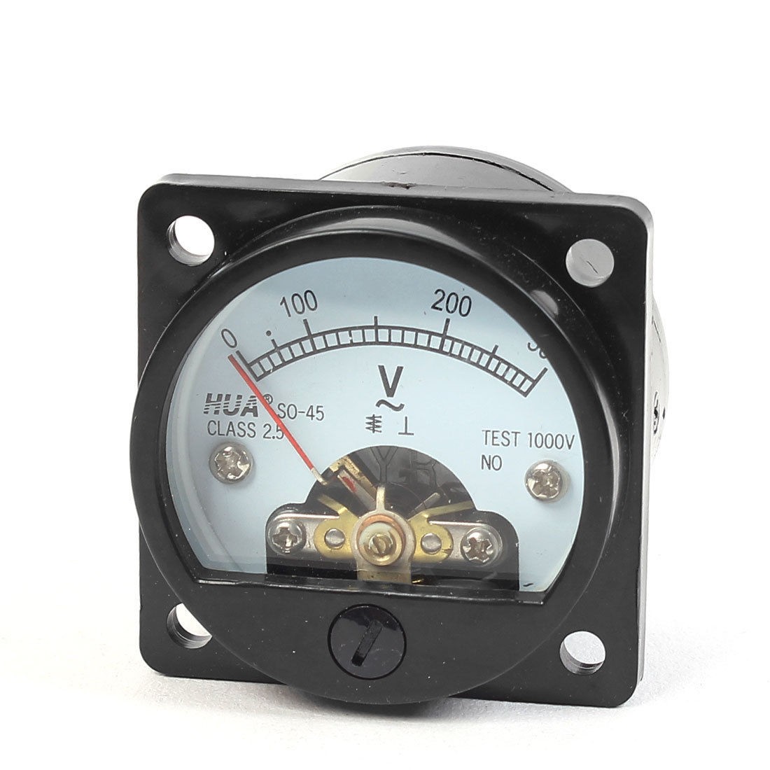 45mm Dia Round Panel Analog Volt Dial Meter SO-45 AC 0-300V