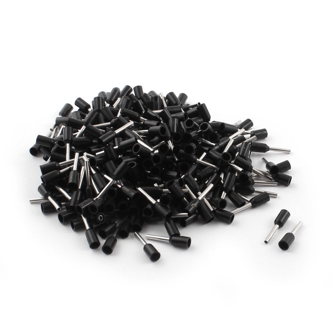 320 Pcs E7508 20AWG Black Tube Pre Insulated Cable End Pin Terminals Connectors