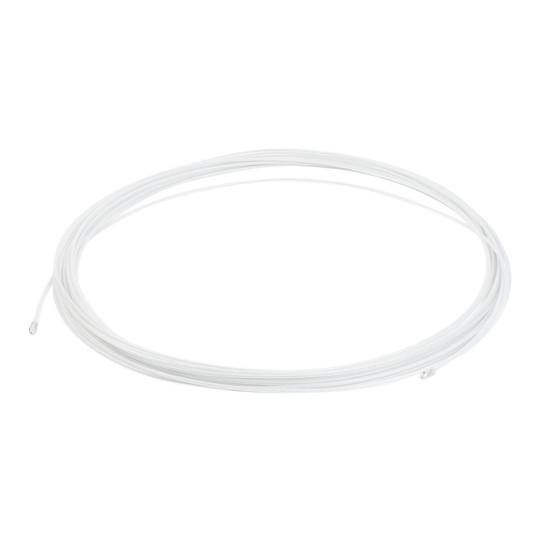 Hoisting Lifting 4mm Dia PVC Coated Flexible Stainless Steel Wire Rope 25M Long