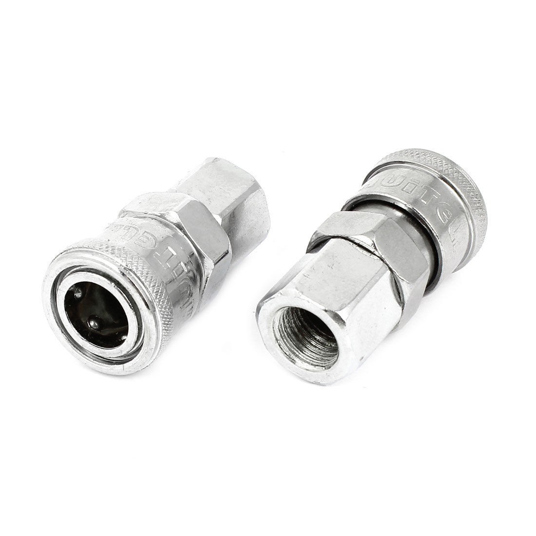 2pcs 1 2BSP Female Thread 13mm OD Air Quick Coupler Fitting Joint Connectors