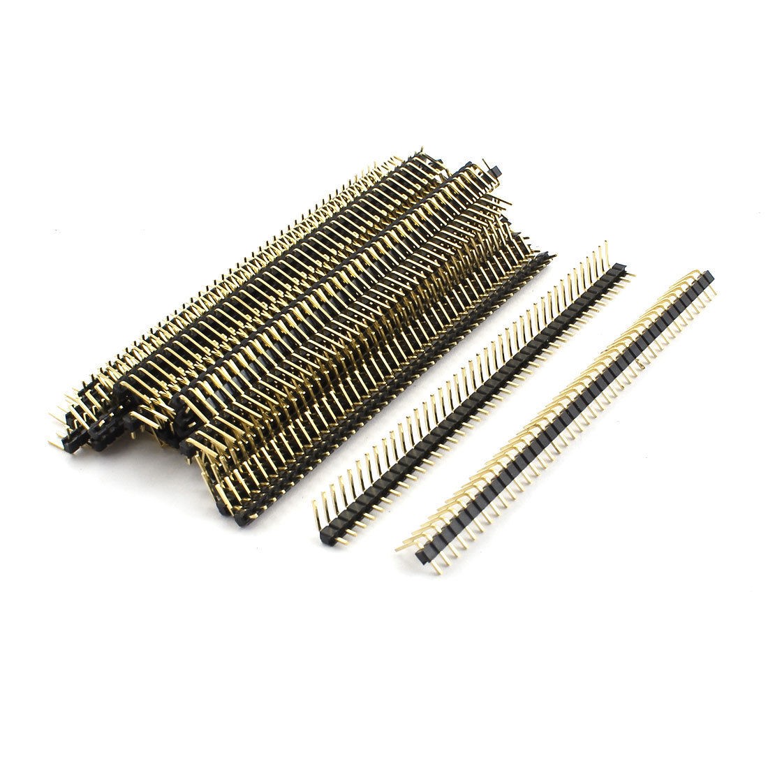 2 54mm Breakable Single Row 1x40 40pin Male Pin Header Strip 25pcs