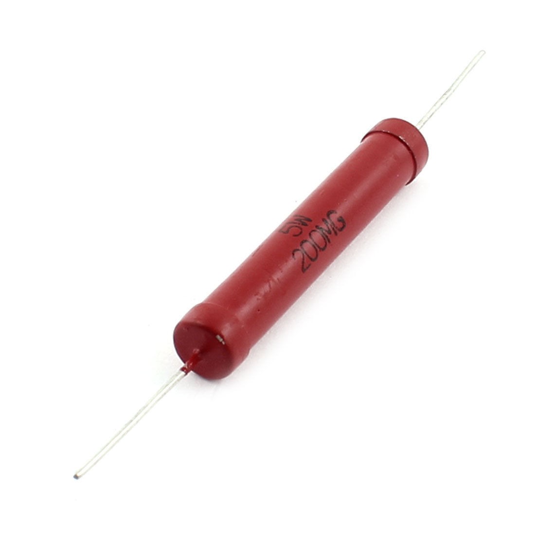 5W 200mg Resistance Red Axial Lead High Voltage Load Resistor