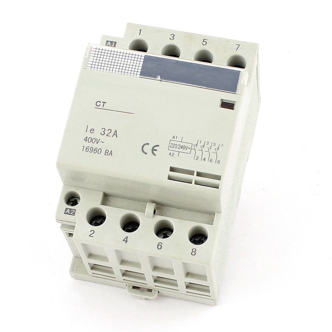 Ct 32A 4P Household 4 Phase Pole AC Power Contactor Coil 220 240V IE 32A