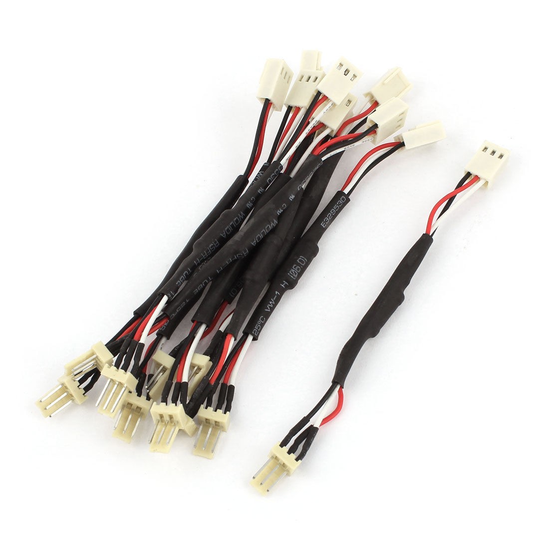 10pcs 10cm JST XH 2S 3P RC LiPo Balance Wire Extension Lead Cord Charging Cable