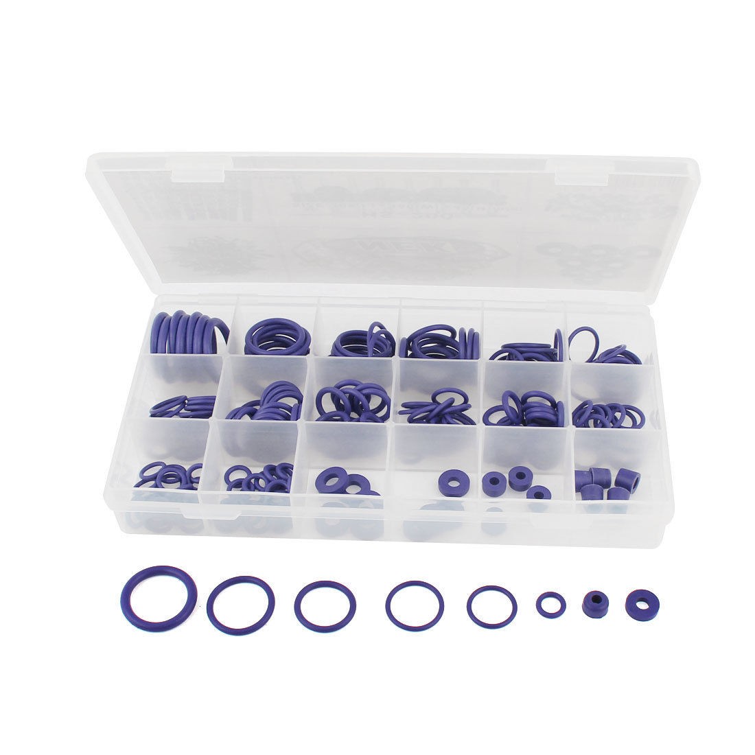 169pcs 18 Size Car Air Cconditioner Rubber Oil Filter Seal O Rings Spacers Set