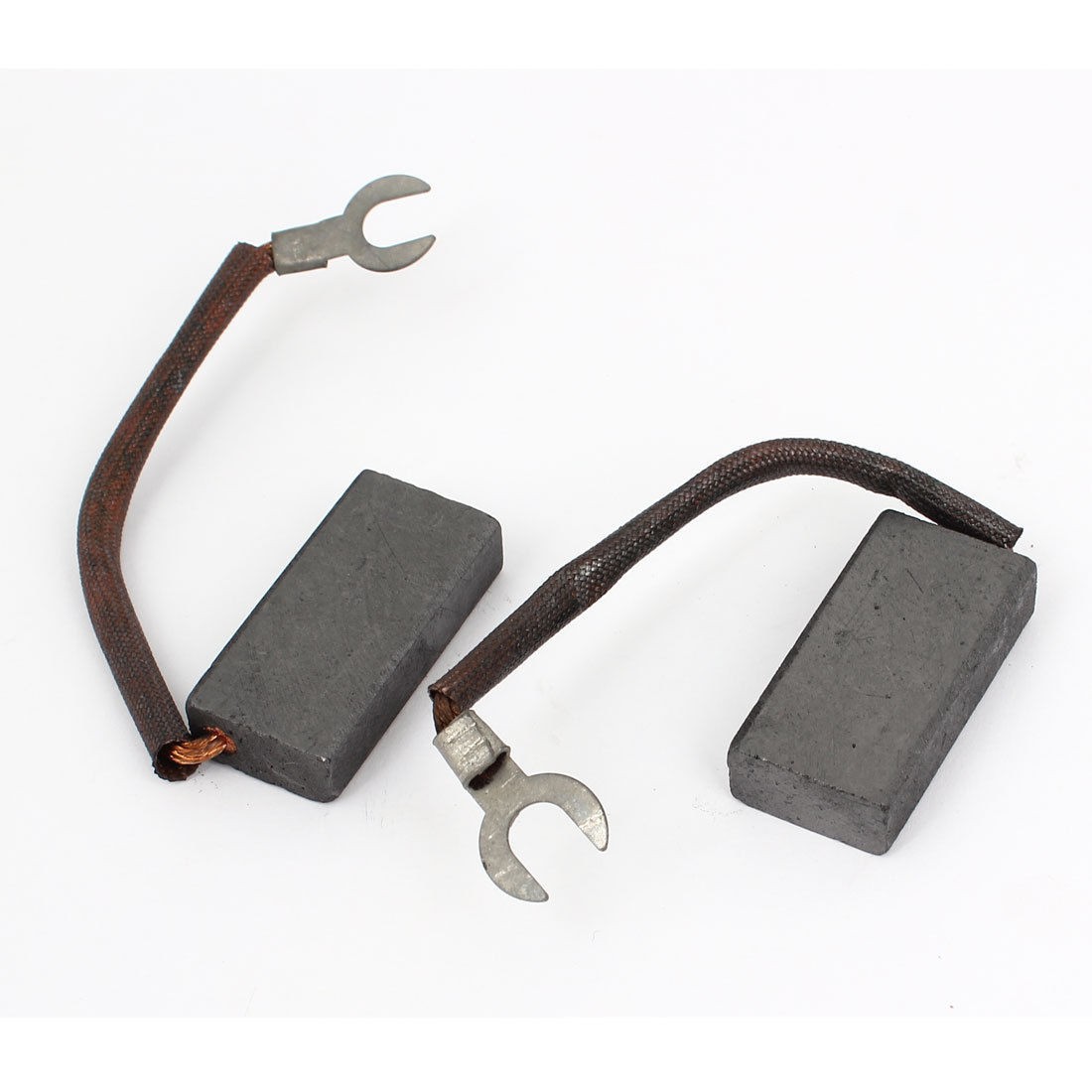 2 Pcs Electric Machine Generic Spare Parts Motor Carbon Brush 10mm x 20mm x 40mm