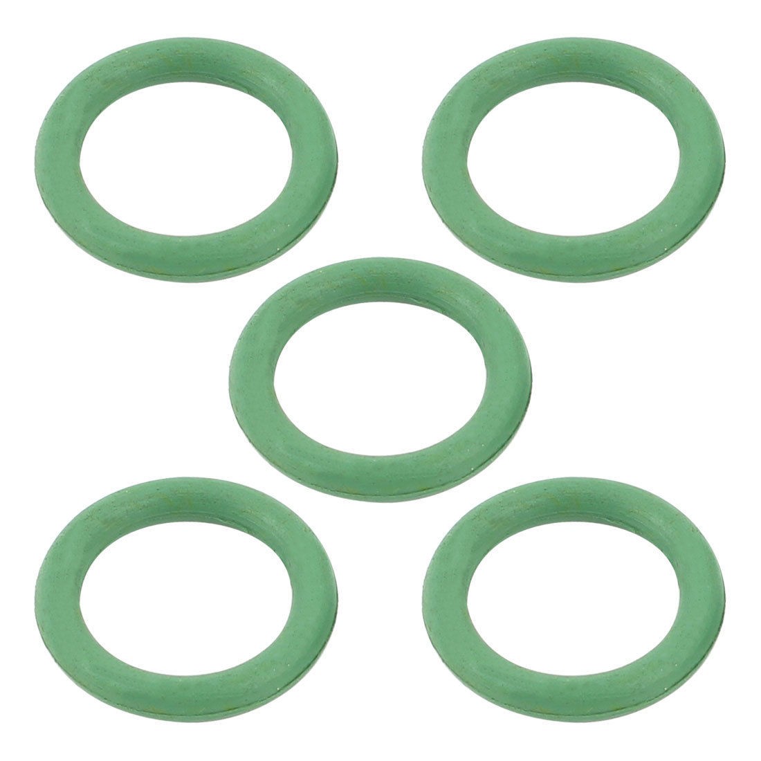 5pcs 20mm x 14mm Rubber Oil Seal O Rings Gaskets Grommets Green
