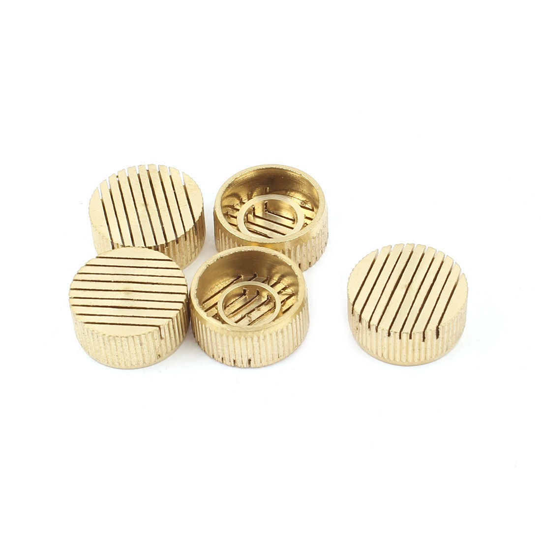 5pcs Brass Parallel Slotted Core Box Air Release Vents 18mmx8mm