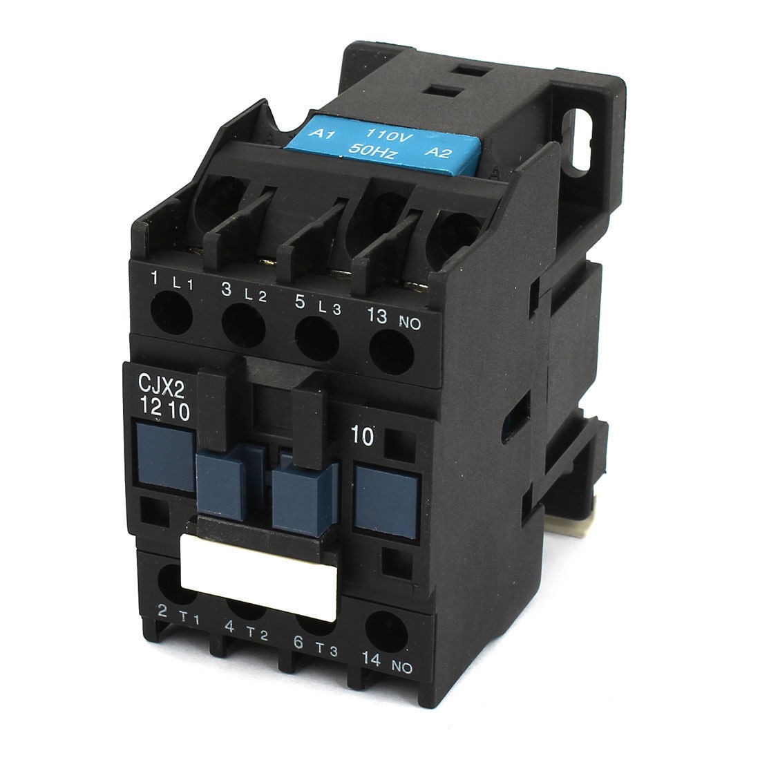 AC 110V 50Hz 3 Phase No Motor Control AC Contactor Black CJX2 1210