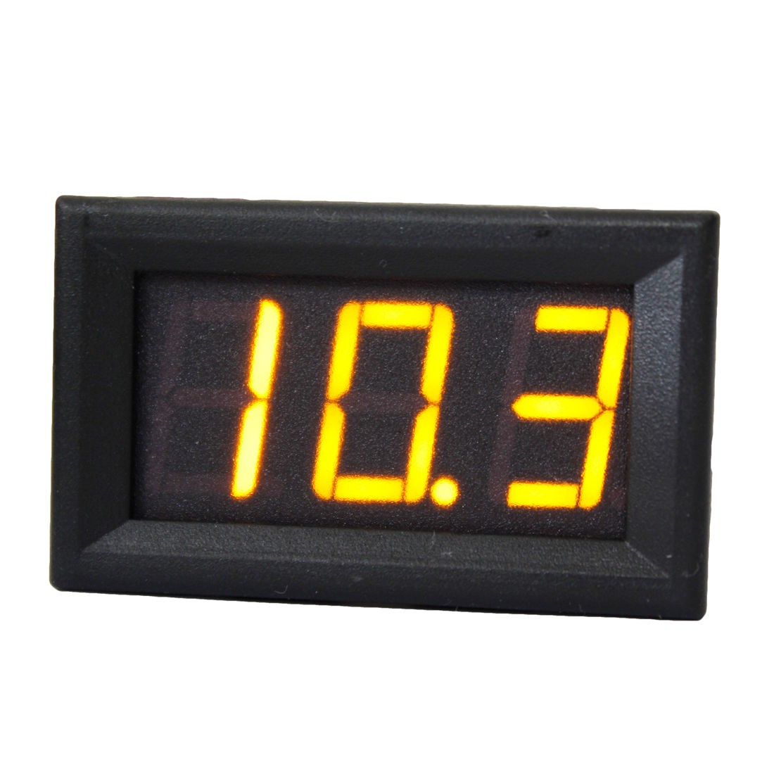 Yellow Digits LED Display Voltage Test Mini Voltmeter DC 9V 54V