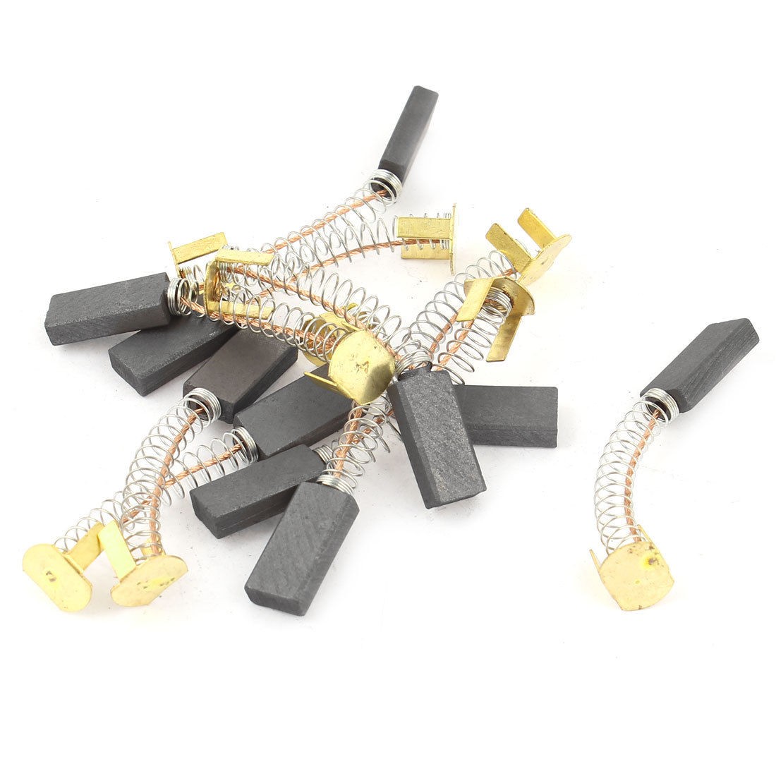 10pcs Electric Component Replacement Power Tool Motor Carbon Brush 4mmx8mmx17mm