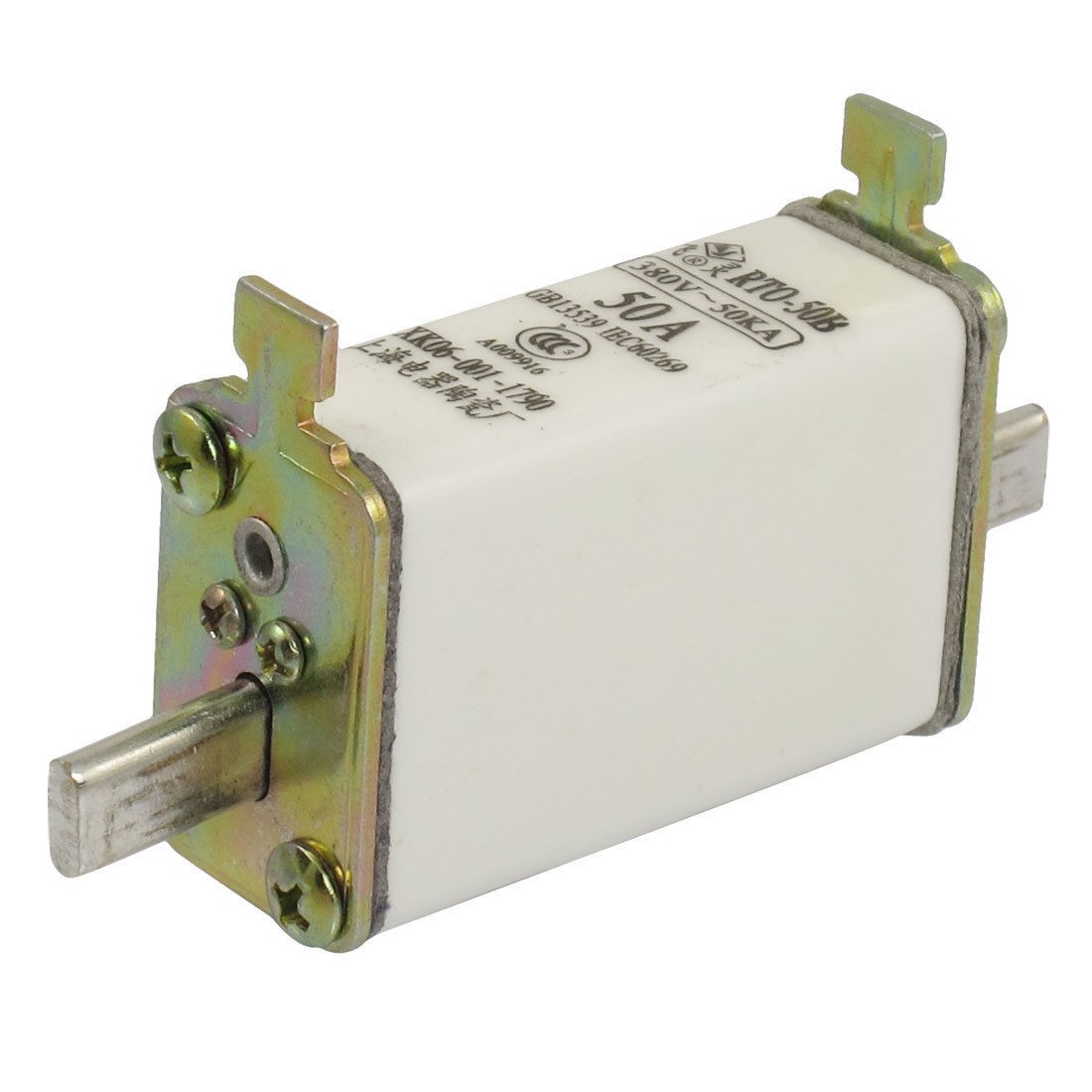50A 380V 50KA Short Circuit Protection Ceramic Fuse Link RTO-50B Uzkzc