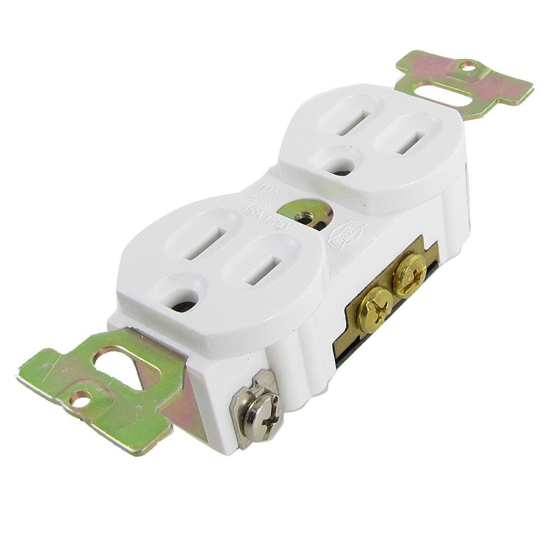 White LK3224F AC 125V 15A US Grounding Socket Nema 5-15