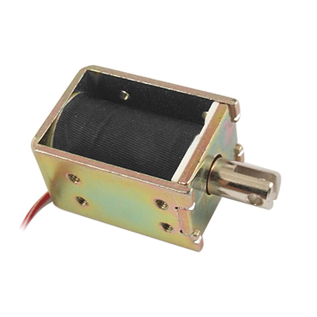 Linear Motion Open Frame Electromagnet Solenoid DC 24V 0.12A