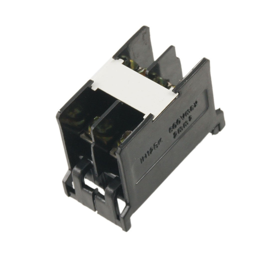 Clear Plastic Cover Dual Rows 2 Positions Terminal Block IN12BK