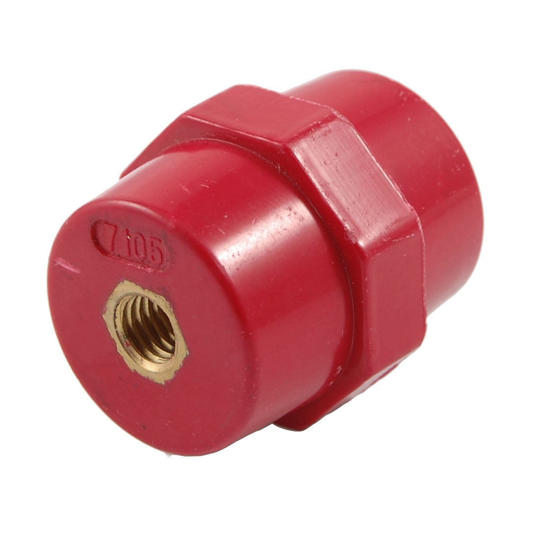 7/25" Brass Thread Red Busbar Enhanced Insulator Supporter