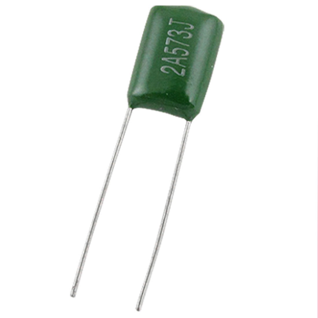 50 Pcs 0.057uF 57nF 57000pF Mylar Polyester Film Capacitors 100V