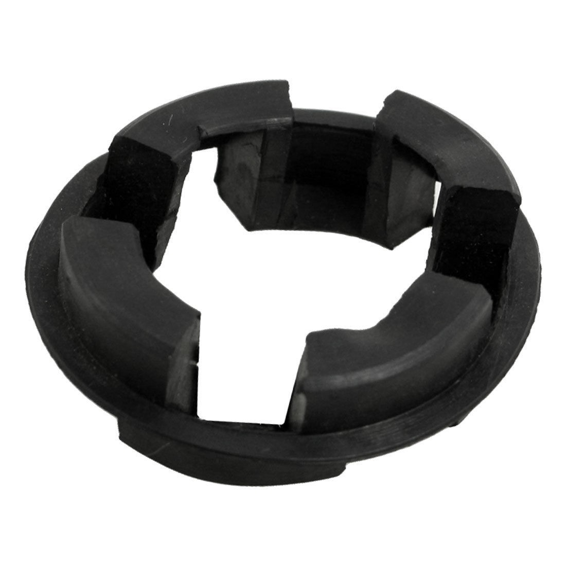 Black Rubber Metric 50x30x15mm Shaft Coupling Cushion Spider Insert