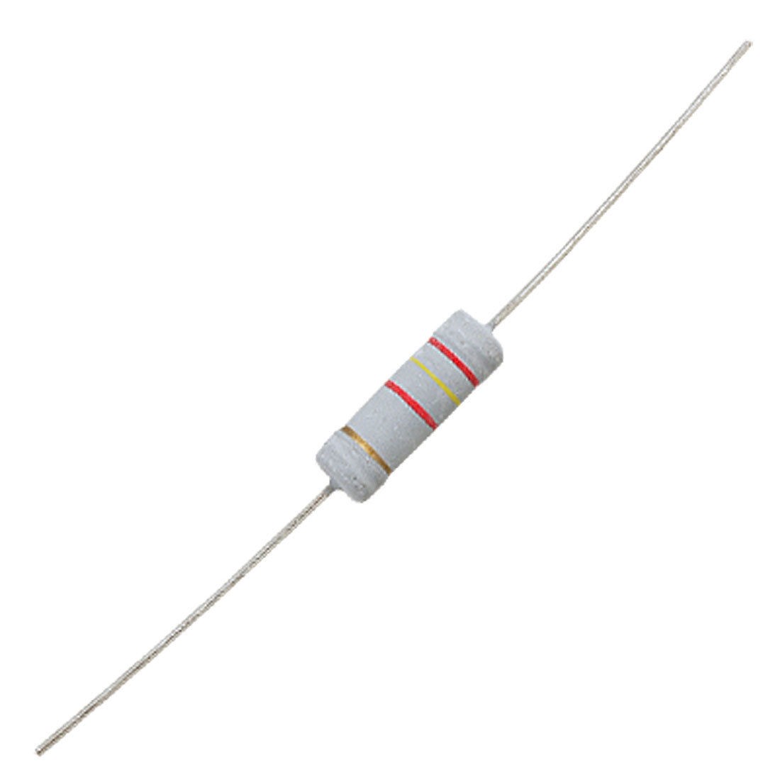500V 3W 2 4K Ohm DIP Metal Oxide Film Resistors 100 Pcs