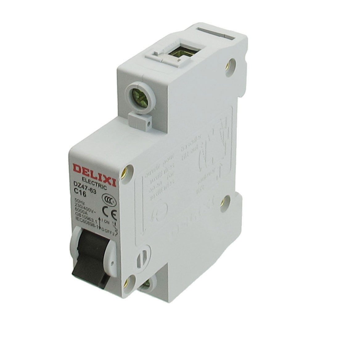 AC 230 400V Rated Current 16A Single Pole Miniature Circuit Breaker