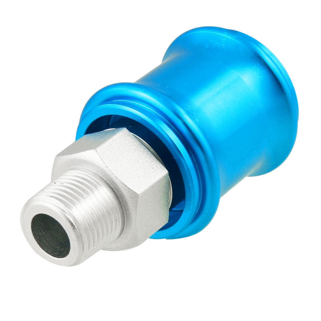 PT 3/8" 16mm Male to Female Threaded Hand Sliding Valve Blue Fnxkc